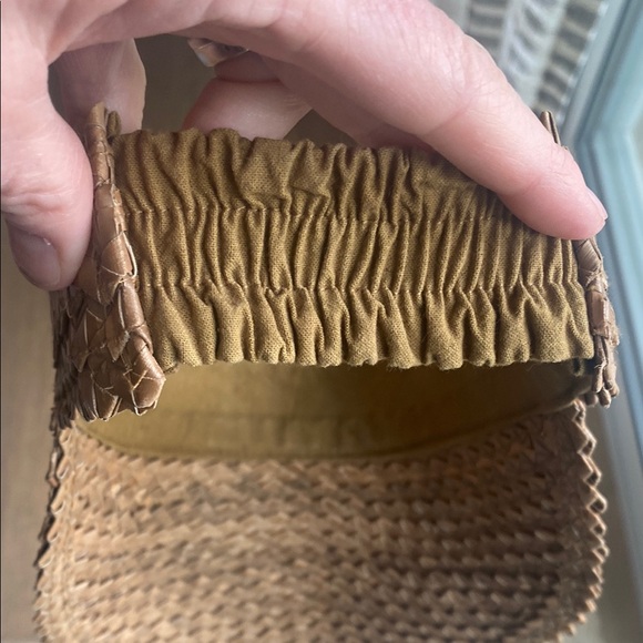 Lusana Woven Straw Visor - Picture 3 of 4